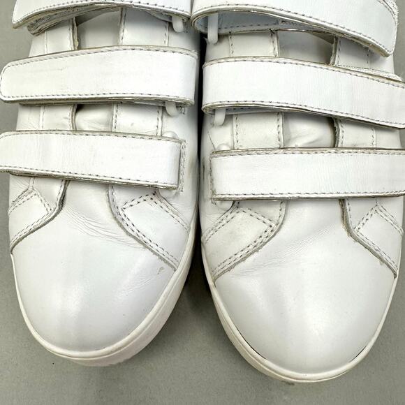 Vionic Bobbi velcro hook and loop white sneaker gold accent Size 8.5 comfort - Picture 5 of 13
